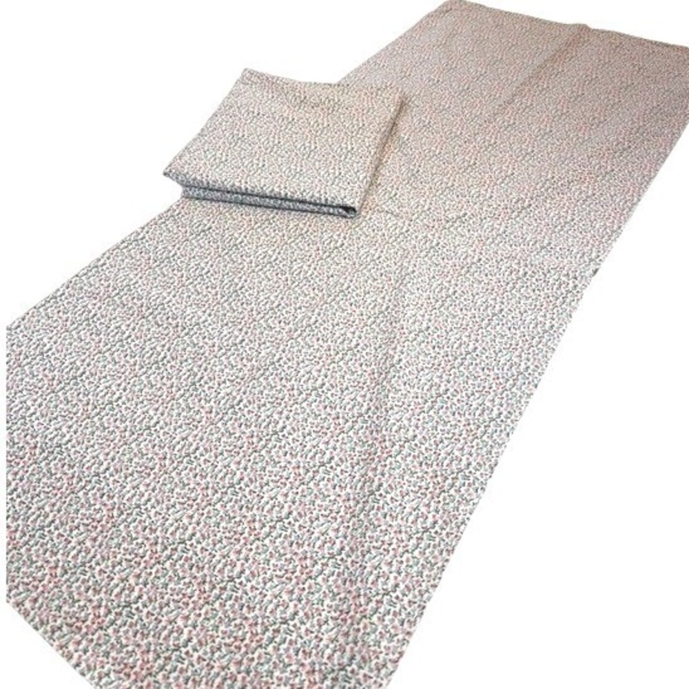 Ralph Lauren Home Pastel Cottage Floral Cotton Made USA Set 2 King Pillowcases